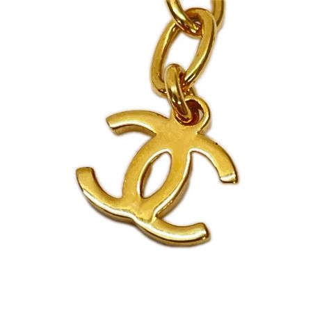  CHANEL シャネル ココマーク ハート ネックレス GP ラインストーン L23C ゴールド