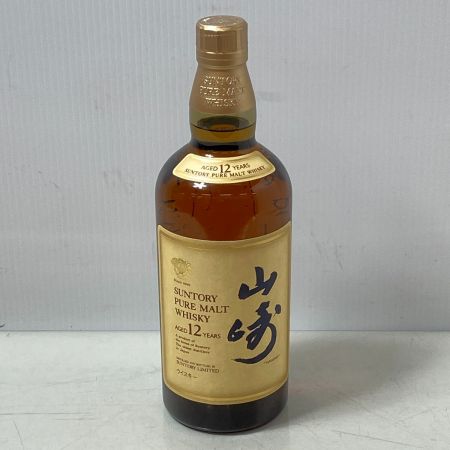 【北海道内限定発送】 YAMAZAKI 山崎/サントリー 【未開封品】山崎12年 未開栓