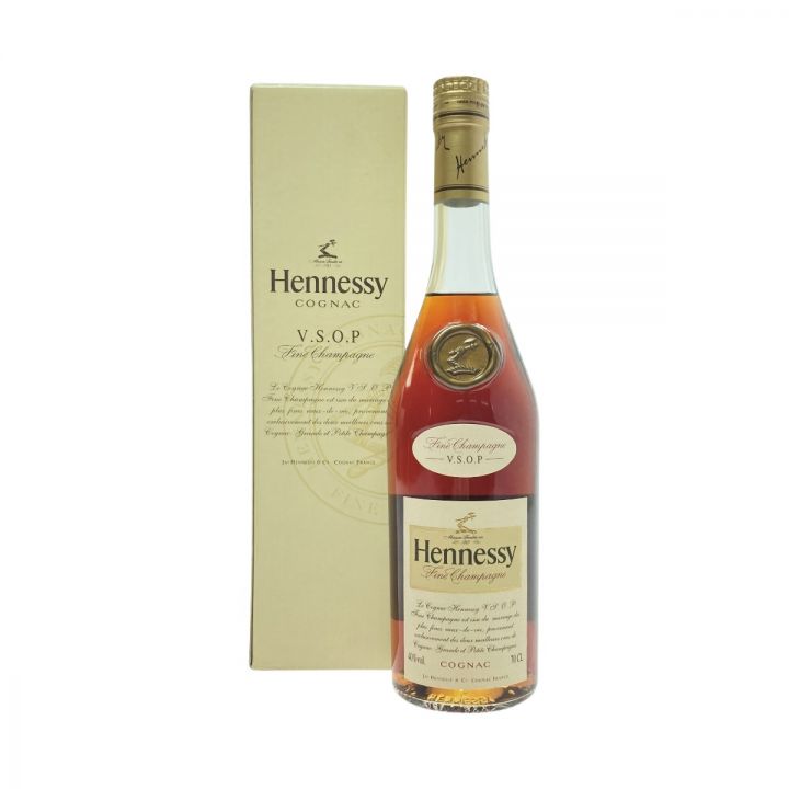 Hennessy ヘネシー VSOP 700ml 40度 金キャップ ブランデー コニャック 古酒 箱有 未開栓｜中古｜なんでもリサイクルビッグバン