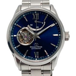 ☆☆ ORIENT オリエント オリエントスター セミスケルトン RK-AT0002L ネイビー 自動巻き メンズ 腕時計 箱・取説有 Cランク