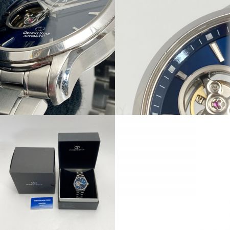  ORIENT オリエント オリエントスター セミスケルトン RK-AT0002L ネイビー 自動巻き メンズ 腕時計 箱・取説有