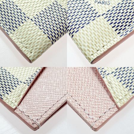  LOUIS VUITTON ルイヴィトン アズール ポルト カルト サーンプル N60286 ローズバレリーヌ×ホワイト カードケース 箱・布袋有