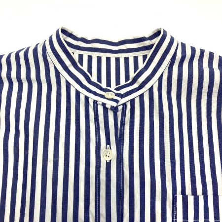 denier シャツ ストライプ柄 サイズ フリー レディース 283013 ブルー×ホワイト