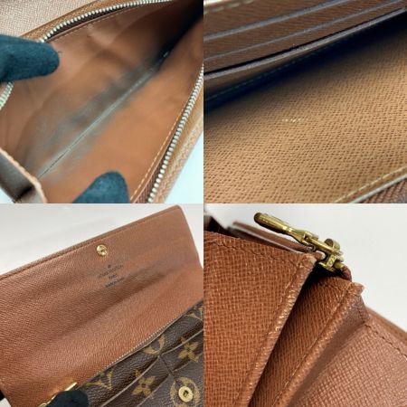  LOUIS VUITTON ルイヴィトン モノグラム ポルトフォイユ・サラ M61734 2つ折り財布 長財布