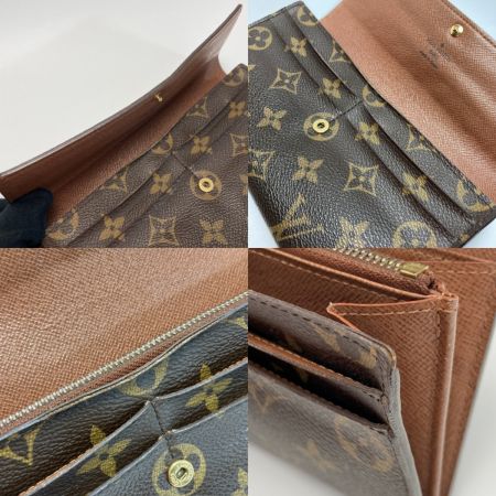  LOUIS VUITTON ルイヴィトン モノグラム ポルトフォイユ・サラ M61734 2つ折り財布 長財布