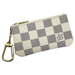 ☆☆ LOUIS VUITTON ルイヴィトン ダミエ ポシェット クレ N62659 アズール コインケース レディース ゴールド金具 布袋有 Bランク
