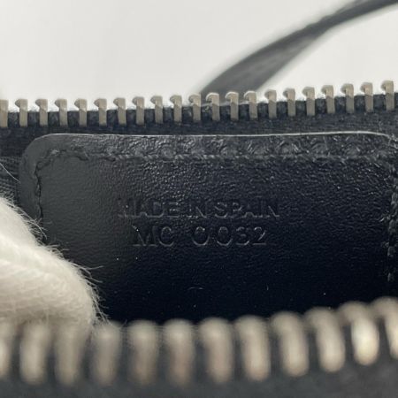  Christian Dior クリスチャンディオール サドルバッグ キャンバス×レザー レディース トロッター MC0032 ネイビー