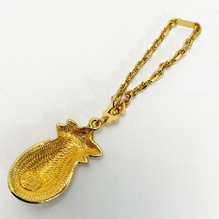  CELINE セリーヌ メッキ パイナップル ゴールド アクセサリー チェーン チャーム　袋 箱有