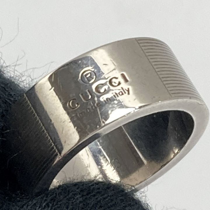 GUCCI グッチ ロゴ リング SV925 シルバー 12号 指輪｜中古｜なんでもリサイクルビッグバン