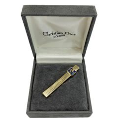 ☆☆ Christian Dior クリスチャンディオール タイピン ゴールド メッキ メンズ Bランク