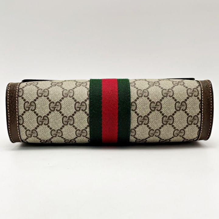 GUCCI グッチ アクセサリーコレクション 67・014・3087 シェリーライン セカンドバッグ ヴィンテージ レディース  ゴールド金具｜中古｜なんでもリサイクルビッグバン