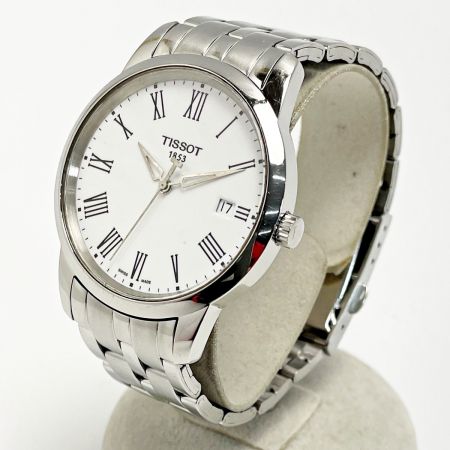  TISSOT ティソ クォーツ T033410A シルバー×ホワイト ステンレススチール メンズ 腕時計