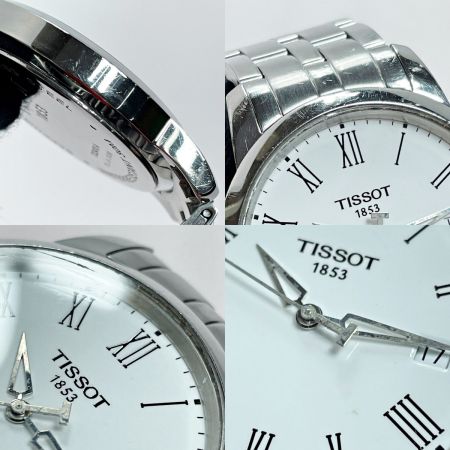  TISSOT ティソ クォーツ T033410A シルバー×ホワイト ステンレススチール メンズ 腕時計