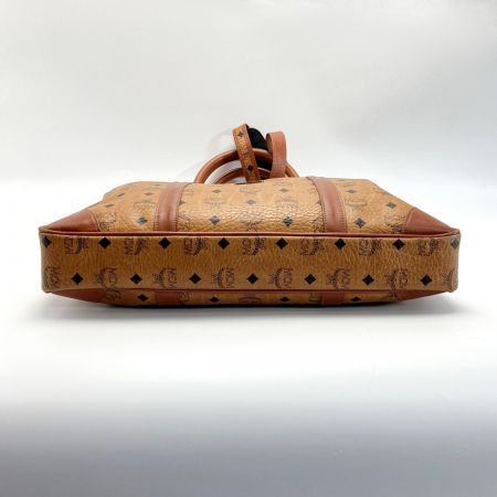  MCM エムシーエム ビジネスバッグ ブラウン 2WAY ショルダーバッグ ブリーフケース