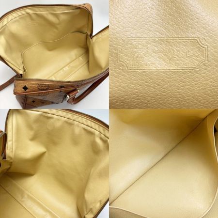  MCM エムシーエム ビジネスバッグ ブラウン 2WAY ショルダーバッグ ブリーフケース