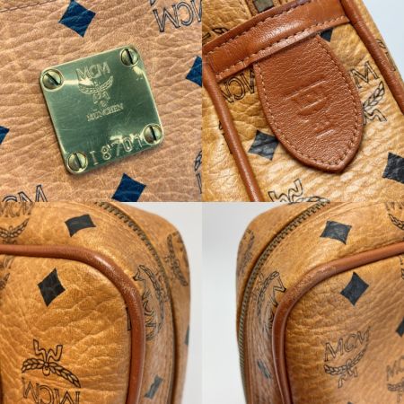  MCM エムシーエム ビジネスバッグ ブラウン 2WAY ショルダーバッグ ブリーフケース