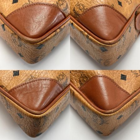  MCM エムシーエム ビジネスバッグ ブラウン 2WAY ショルダーバッグ ブリーフケース