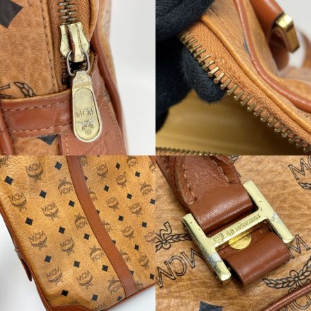  MCM エムシーエム ビジネスバッグ ブラウン 2WAY ショルダーバッグ ブリーフケース