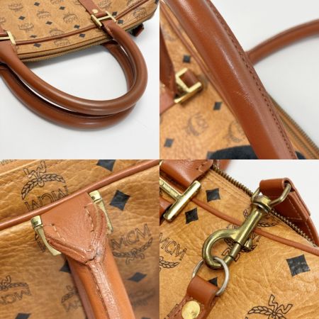  MCM エムシーエム ビジネスバッグ ブラウン 2WAY ショルダーバッグ ブリーフケース