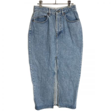  Calvin Klein カルバンクライン デニムスカート W63 レディース 107-5SA1710 スカイブルー