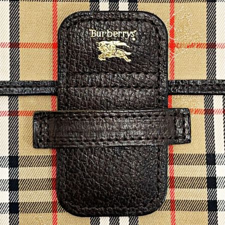  Burberrys バーバリーズ クラッチバッグ バーバリーチェック キャンバス×レザー レディース