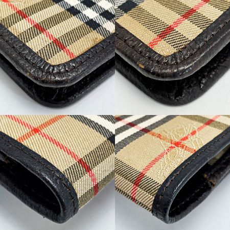  Burberrys バーバリーズ クラッチバッグ バーバリーチェック キャンバス×レザー レディース