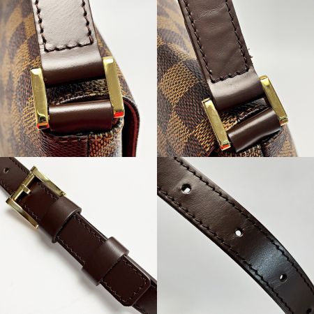  LOUIS VUITTON ルイヴィトン ダミエ ミュゼット N51302 ブラウン ショルダーバッグ レディース ゴールド金具 布袋有