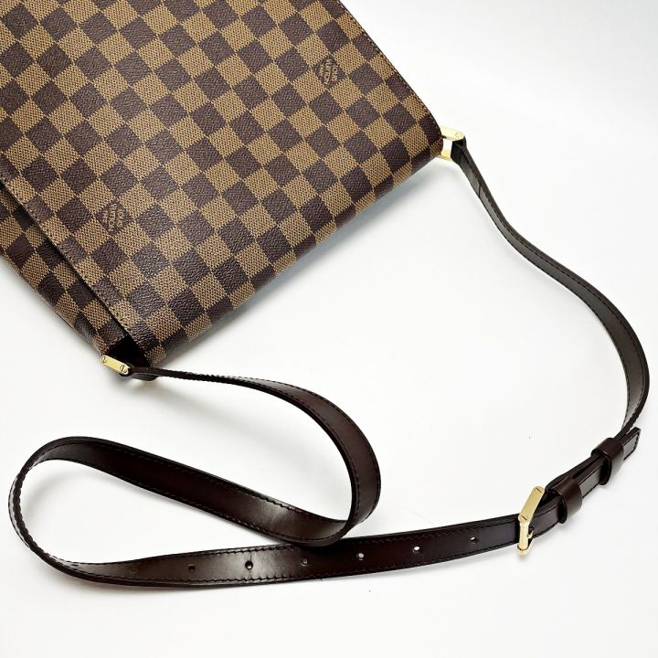 LOUIS VUITTON ルイヴィトン ダミエ ミュゼット N51302 ブラウン ショルダーバッグ レディース ゴールド金具  布袋有｜中古｜なんでもリサイクルビッグバン