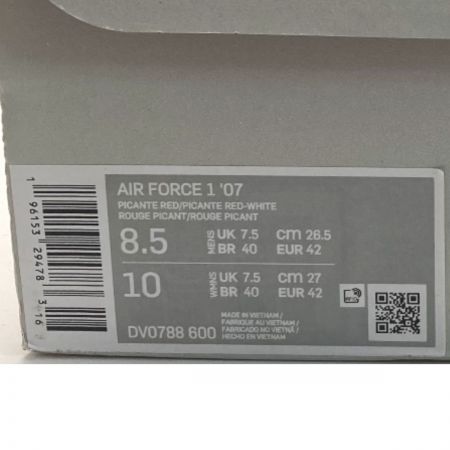  NIKE ナイキ スニーカー DV0788 800 レッド SIZE 26.5cm メンズ