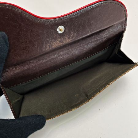  Christian Dior クリスチャンディオール トロッター サドルウォレット 02LU 1014 ブラウン 長財布 ラスタ レディース