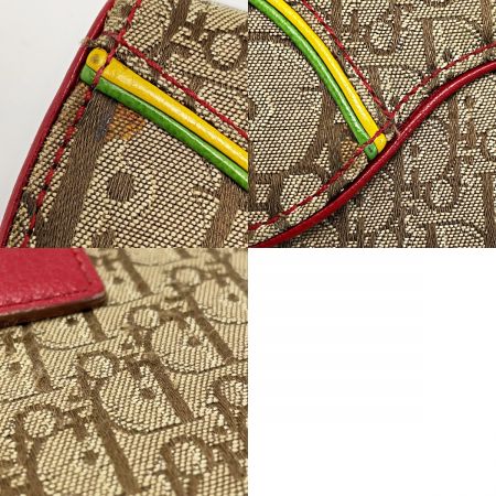  Christian Dior クリスチャンディオール トロッター サドルウォレット 02LU 1014 ブラウン 長財布 ラスタ レディース