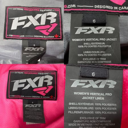  FXR スキージャケット スノーウェア サイズ 6 インナー付き ブラック レディース
