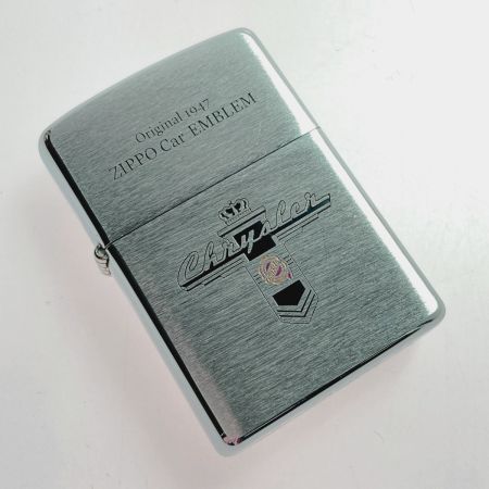  ZIPPO ジッポー ライター 2003年製 Chrysler ZIPPO Car EMBLEM ジッポーカー 台座付き