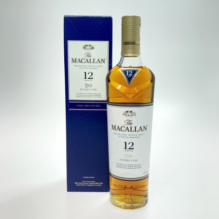 The MACALLAN マッカラン 12年 ダブルカスク 700ml 40度 スコッチ ウイスキー 古酒 箱有 DOUBLE CASK 未開栓 ｜中古｜なんでもリサイクルビッグバン