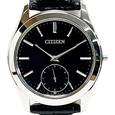  CITIZEN シチズン コンフォートライン 8845-T027521 ブラック ソーラー レザー メンズ 腕時計 箱有