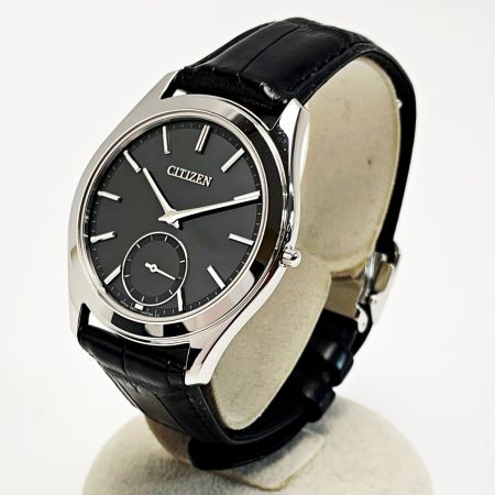  CITIZEN シチズン コンフォートライン 8845-T027521 ブラック ソーラー レザー メンズ 腕時計 箱有