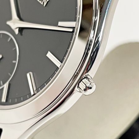  CITIZEN シチズン コンフォートライン 8845-T027521 ブラック ソーラー レザー メンズ 腕時計 箱有