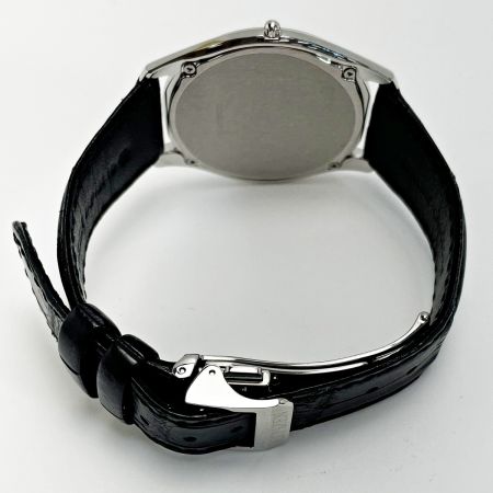  CITIZEN シチズン コンフォートライン 8845-T027521 ブラック ソーラー レザー メンズ 腕時計 箱有