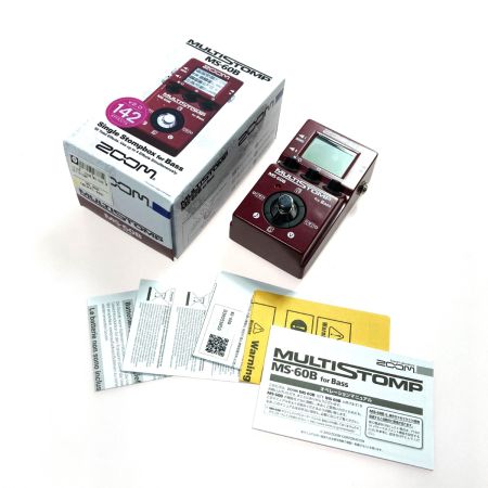  ZOOM ズーム ベースエフェクター MS-60B 箱・取説付