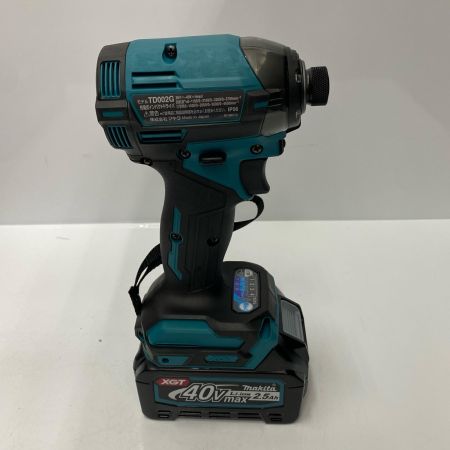  MAKITA マキタ インパクトドライバ TD002GRDX ブルー 未使用品