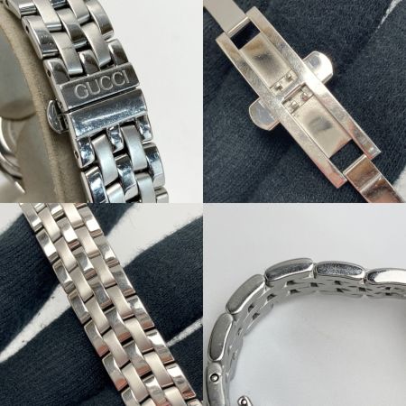  GUCCI グッチ デイト ステンレススチール 5500L シルバー クォーツ レディース 腕時計 箱・取説有