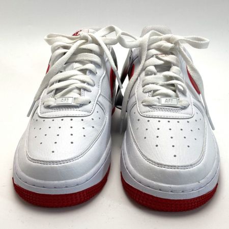  NIKE ナイキ AIR FORCE 1 ネクスト ネイチャー スニーカー DV3808-105 ホワイト×レッド  SIZE 25.5cm メンズ