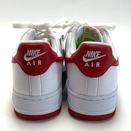  NIKE ナイキ AIR FORCE 1 ネクスト ネイチャー スニーカー DV3808-105 ホワイト×レッド  SIZE 25.5cm メンズ