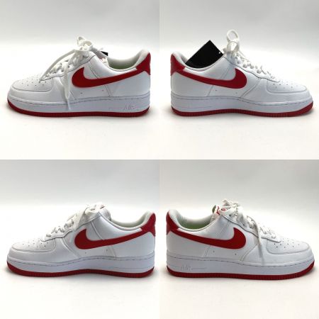  NIKE ナイキ AIR FORCE 1 ネクスト ネイチャー スニーカー DV3808-105 ホワイト×レッド  SIZE 25.5cm メンズ