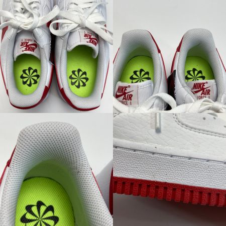  NIKE ナイキ AIR FORCE 1 ネクスト ネイチャー スニーカー DV3808-105 ホワイト×レッド  SIZE 25.5cm メンズ