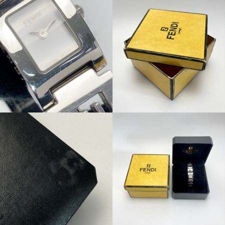  FENDI フェンディ オロロジ ステラ 3150L ホワイト クォーツ レディース 腕時計 箱有