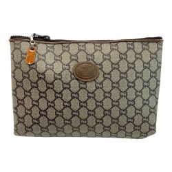 ☆☆ GUCCI グッチ グッチ プラス コスメ ポーチ ブラウン系 ポーチ  レディース Cランク