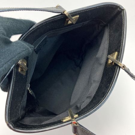  GUCCI グッチ GGキャンバス トートバッグ 002･1099 ネイビー キャンバス×レザー