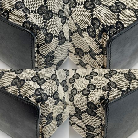  GUCCI グッチ GGキャンバス トートバッグ 002･1099 ネイビー キャンバス×レザー