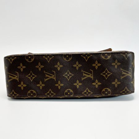  LOUIS VUITTON ルイヴィトン モノグラム ミニルーピング M51147 ブラウン ハンドバッグ レディース ゴールド金具